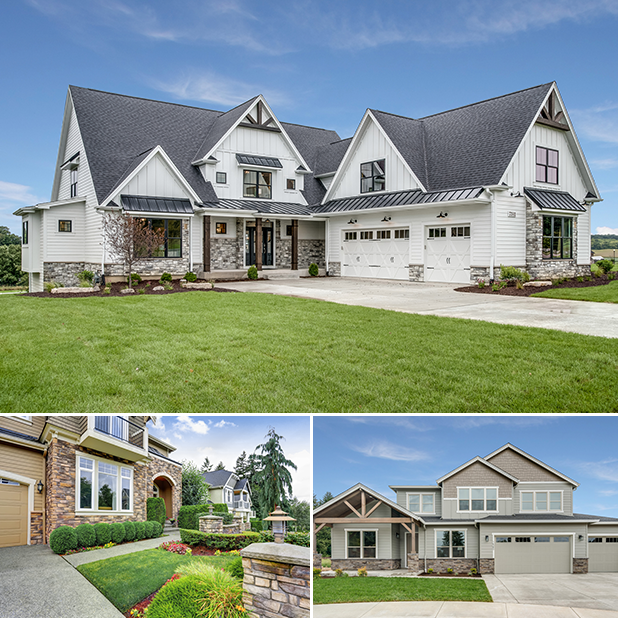 newly remodeled home exterior